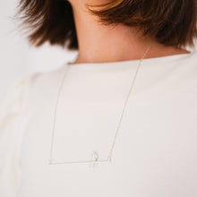 Load image into Gallery viewer, Equilibrium Long Necklace in Sterling Silver