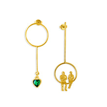 Load image into Gallery viewer, Allure Circle Long Drop Earrings