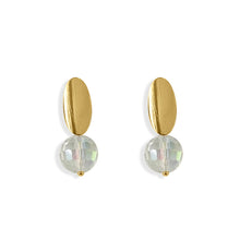 Load image into Gallery viewer, Clear Crystal Stud Earrings
