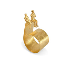 Load image into Gallery viewer, Open Ring in 18k gold plated