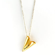 Load image into Gallery viewer, AMISTAD Pendant Necklace, handmade in 18k gold plated