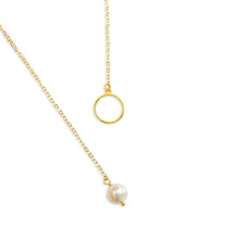 Load image into Gallery viewer, Nai Pearl Lariat Necklace