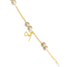 Load image into Gallery viewer, Pearl Bracelet. Handmade jewelry. 18k gold plated.