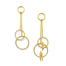 Load image into Gallery viewer, High-Low Drop Earrings