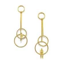 Load image into Gallery viewer, High-Low Drop Earrings