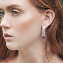 Load image into Gallery viewer, Amethyst Stud Earrings