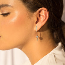 Load image into Gallery viewer, Anya Pearl Drop Earrings in Sterling Silver