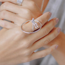 Load image into Gallery viewer, Circle of Life Ring in Silver