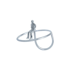 Load image into Gallery viewer, Circle of Life Ring in Silver
