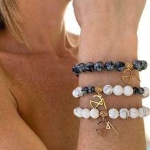 Load image into Gallery viewer, Howlite Gemstone Bracelet