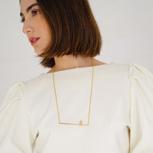 Load image into Gallery viewer, Equilibrium Long Necklace in Gold Plated
