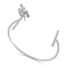 Load image into Gallery viewer, Equilibrium Open Bangle, Bracelet in Sterling Silver
