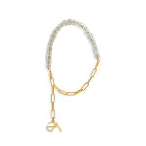 Clear Crystal Gold Bracelet