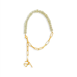 Yellow Crystal Gold Bracelet