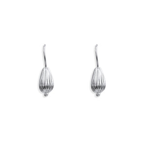 Seed Wire Earrings: Handcrafted earrings with a seed-inspired design, made from sterling silver.