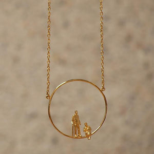 Circle of Life Medium Necklace with Grandparents