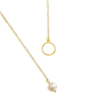 Load image into Gallery viewer, Nai Pearl Lariat Necklace
