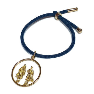 Cord Bracelet with Travelers Pendant Charm