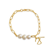 Cargar imagen en el visor de la galería, Amai Pearl Link Bracelet
