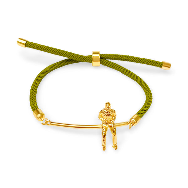Equilibrium Back to Nature Pave Gold-Plated Leaf Bracelet | Temptation Gifts