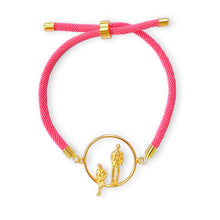 Cargar imagen en el visor de la galería, Couple Charm Cord Bracelet
