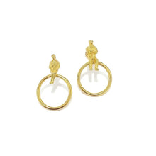 Load image into Gallery viewer, Mini Circle Stud Earrings, Couple up.
