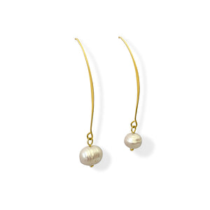 Pearl Wire Earrings