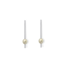 Load image into Gallery viewer, Pearl Drop Earrings in Sterling Silver. White Pearl
