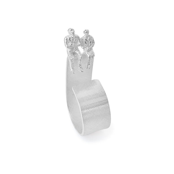 Equilibrium Open Ring in Silver